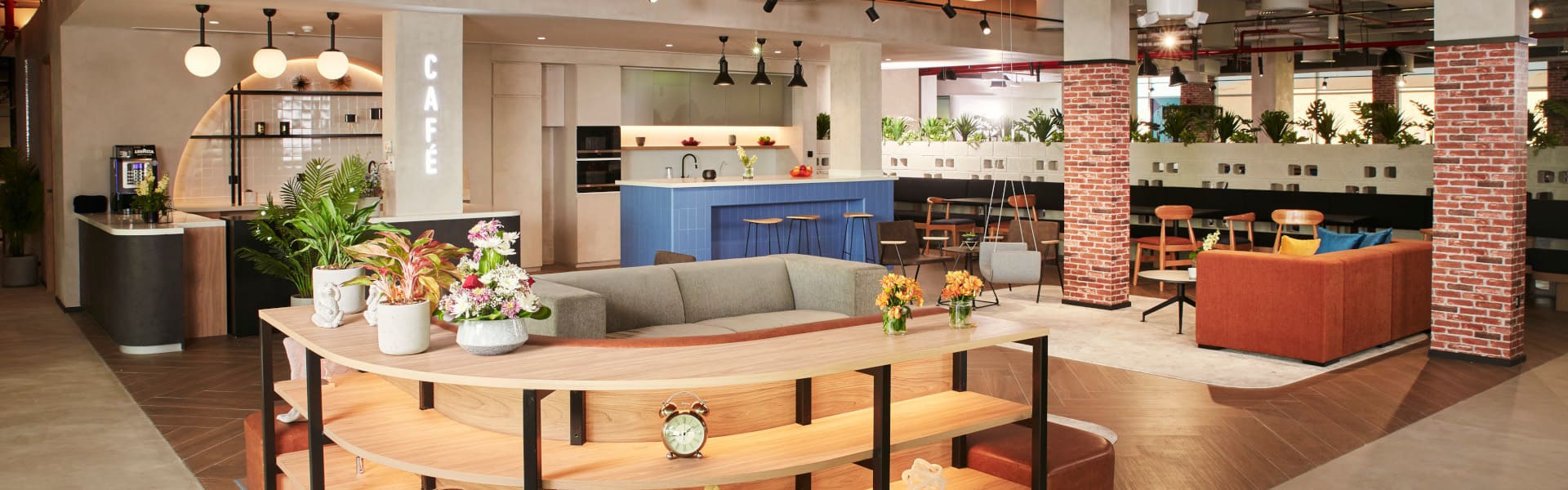 Lounge area in Compass Coworking centre ras al khaimah