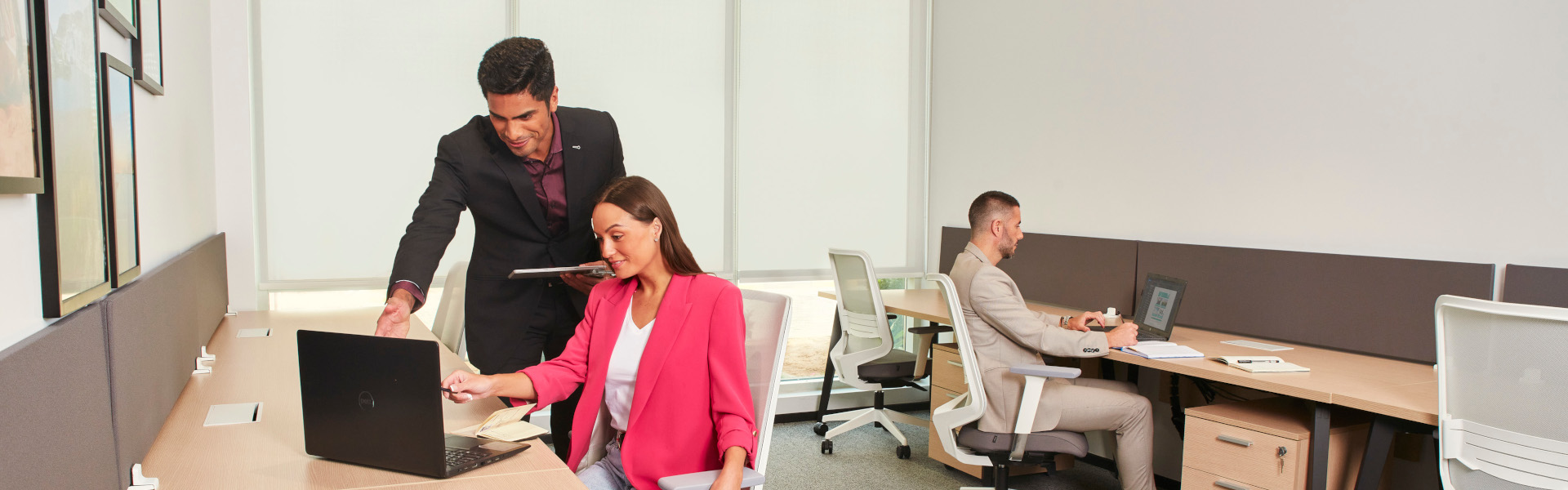 People working in Private Office in Compass Coworking Centre